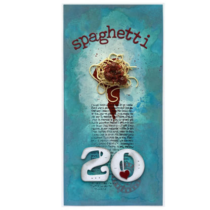 Obrázek Přání k 20. narozeninám Špagety
