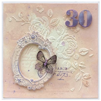 Obrázek Přání k 30. narozeninám S motýlkem