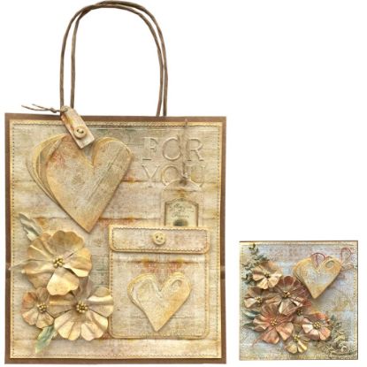Obrázek Přání s taškou Na dárek - Srdce