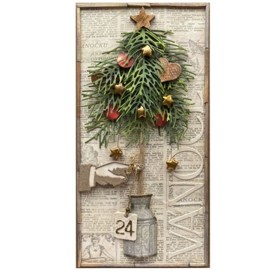 Obrázek Vánoční přáníčko Stromeček s 24