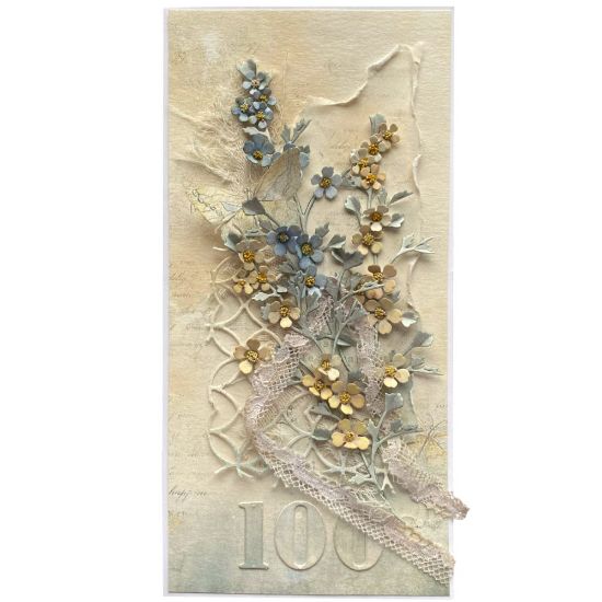 Obrázek Přání k 100. narozeninám Drobné květy
