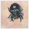 Obrázek Přání do obálky série Srdce - Pavouček