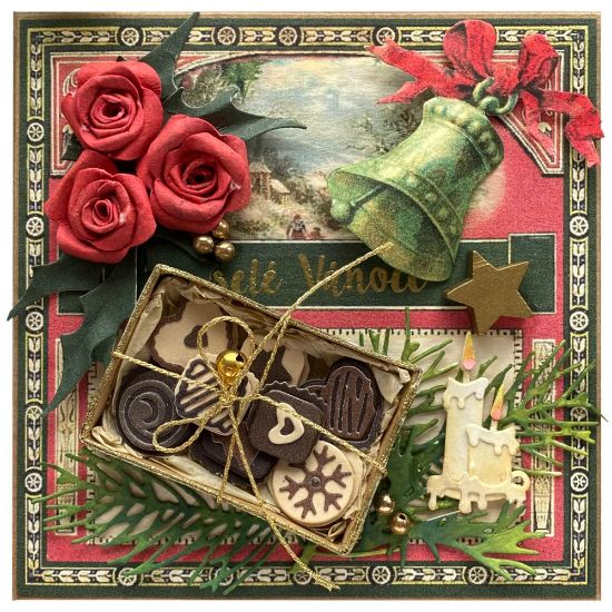 Obrázek Vánoční přáníčko Čokoláda v krabičce