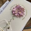 Obrázek Svatební přání - Růžovo-fialová květina