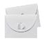 Obrázek Bílá obálka MOTÝLEK A7