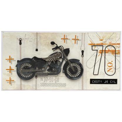 Obrázek Přání k 70. narozeninám Motorkář