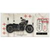 Obrázek Přání k 50. narozeninám Motorkářka