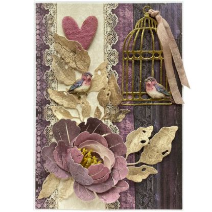 Přáníčko ve stylu vintage