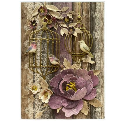 Přáníčko ve stylu vintage