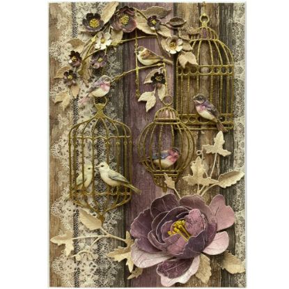 přáníčko ve stylu vintage