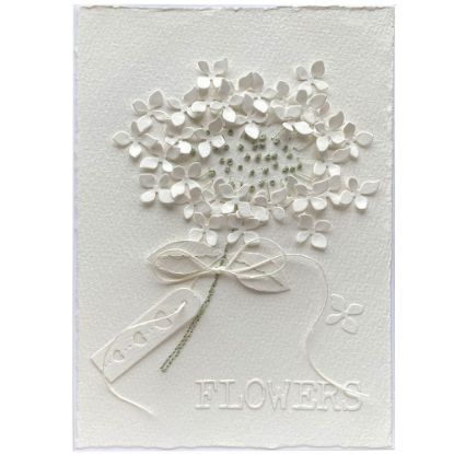 Art přáníčko na ručním papíru