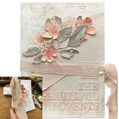 PopUP přáníčko v růžových barvách