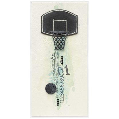 Obrázek Přáníčko do obálky Basketbal 2