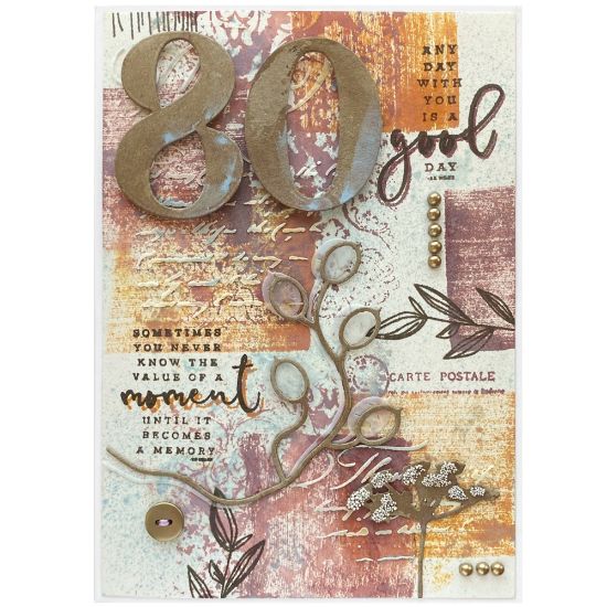 Obrázek Přání k 80. narozeninám Nature