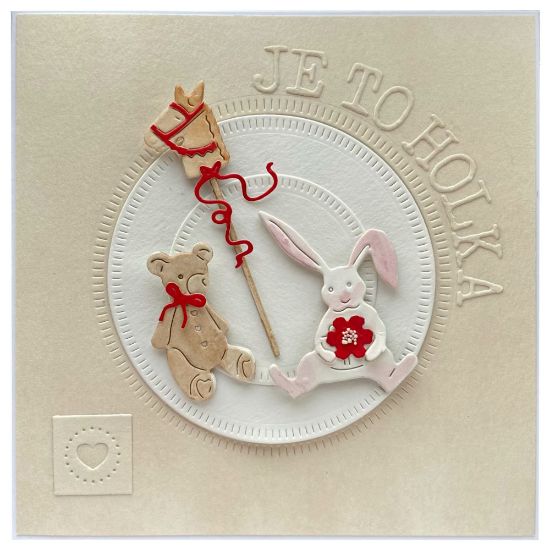 Přáníčko k narození holčičky