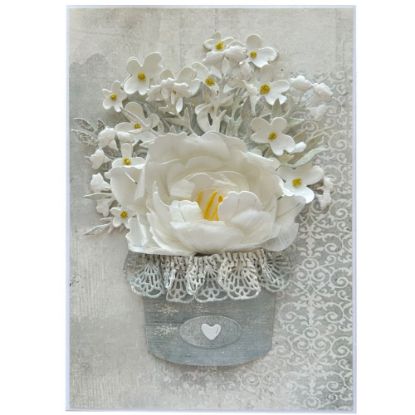 Elegantní přáníčko jako blahopřání nejen k svatbě