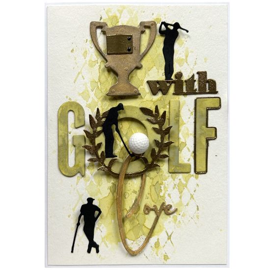 Obrázek Přáníčko do obálky Whith Golf Love